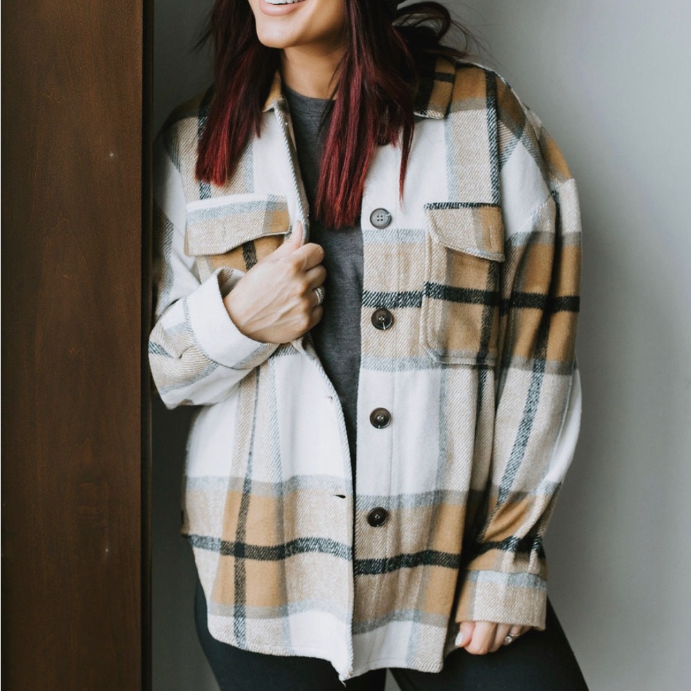 Oversized button down